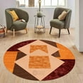 thumbnail image 5 of Teppich Homes Wool Area Rug 14x14 with Geometric Pattern - Perfect for Hallway And Living Room - Tufted Carpet for Stylish Comfort, 5 of 7