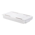 thumbnail image 4 of Organizador de lápices de escritorio duradero con cajón de almacenamiento debajo del escritorio Blanco, 4 of 7