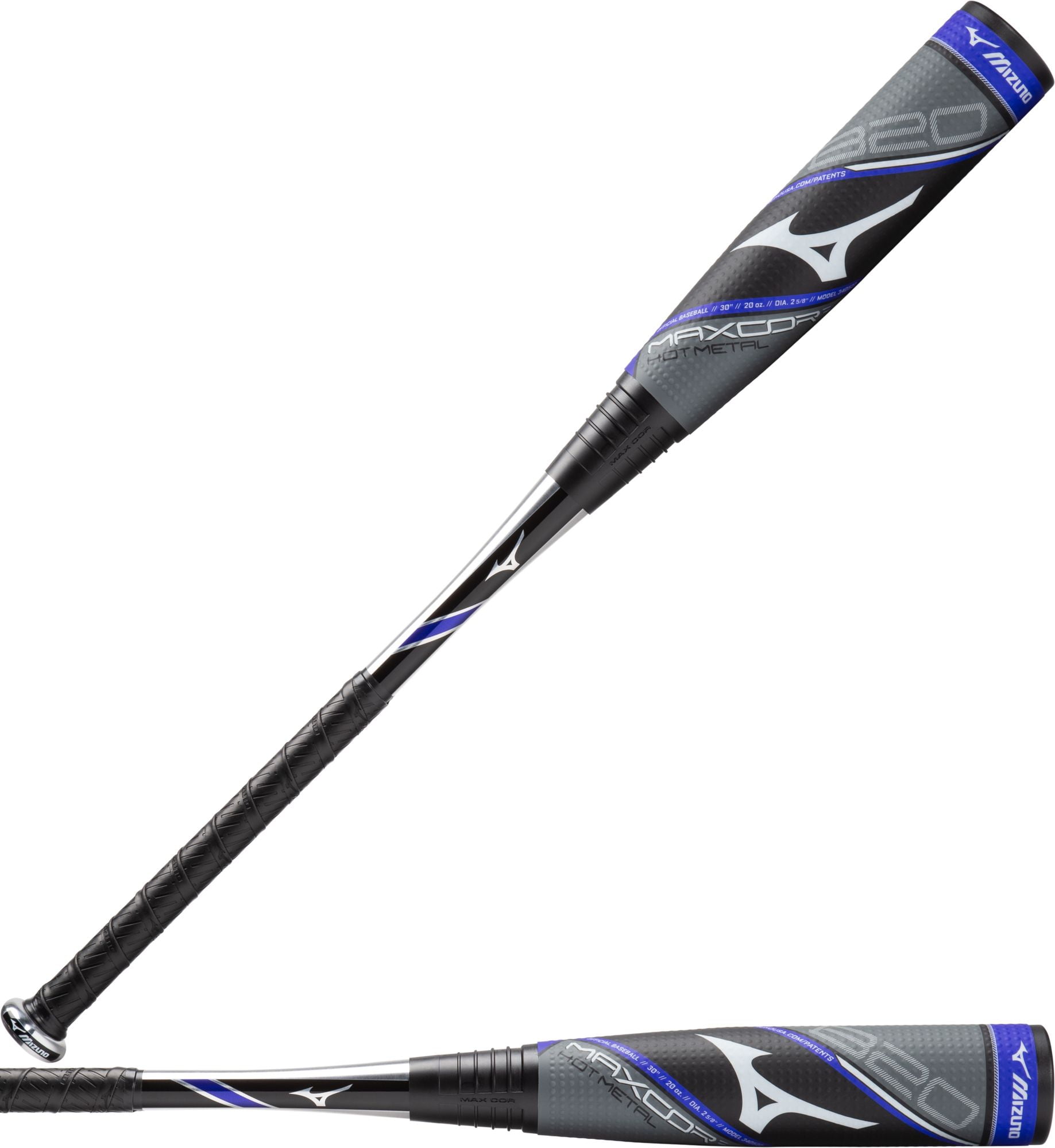 Mizuno B20MAXCORHOT METAL Big Barrel Youth USA Baseball Bat (5