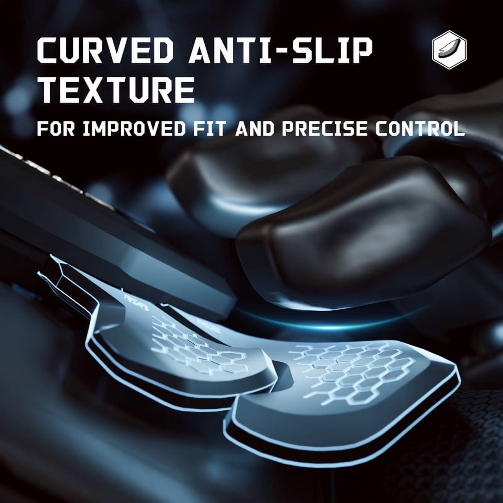 eXtremeRate BEYOND Kit for PS5 Edge - OLED Display Paddles w/ 4 Remappable Buttons & Rubberized Grip (Black)