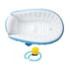 thumbnail image 4 of Bañera inflable,Bañera inflable para bebé,ducha,piscina,lavabo,Bañera de baño portátil de PVC para niños recién nacidos,Bañera inflable portátil de verano para Azul con bomba de pie, 4 of 9