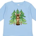 thumbnail image 4 of Inktastic Alaska Moose and Trees Boys or Girls Long Sleeve Toddler T-Shirt, 4 of 5