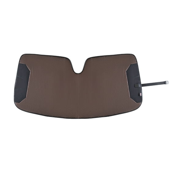 Genuine Dickies Chocolate Brown Carpenter Truck Accordian Sunshade, 41377WDI