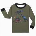 thumbnail image 4 of HCNTES Boys Pajamas Kids Boy Pajamas Set Toddler Fall Winter Sleepwear Dinosaur Graphic Long Sleeve Top + Sleep Pants, 4 of 6