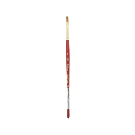 UPC: 0757063405524 | Princeton Brush Heritage Synthetic Sable Watercolor & Acrylic Brush  Flat Shader  4