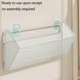 thumbnail image 4 of HongHeng Clearance Under $2.00 Bathroom Non Perforated Slipper Rack Wall Mounted Shoe Rack Bathroom Wall Door Shoe Storage Rack, 4 of 6