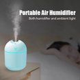 thumbnail image 2 of Diffuseur Ultrasonique USB 250ML Humidificateur avec LED pour Maison Voiture, Multicolore, 2 of 8