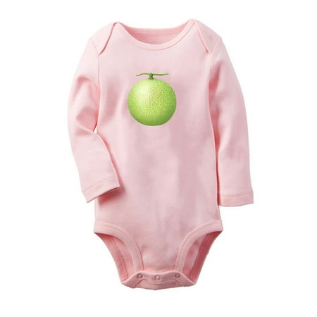 

Fruit Melon Image Print Cute Rompers Newborn Baby Unisex Bodysuits Infant Jumpsuits Toddler 0-12 Months Kids Long Sleeves Oufits (Pink 6-12 Months)