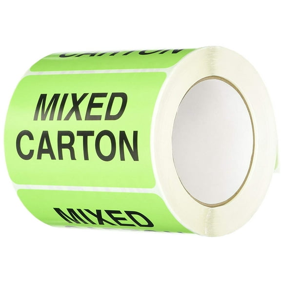 TapeCase"Mixed Carton" Label - 50 per Pack (1 Pack)