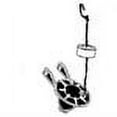 thumbnail image 2 of american standard 7381.129-200.0070a flapper and chain, 2 of 2