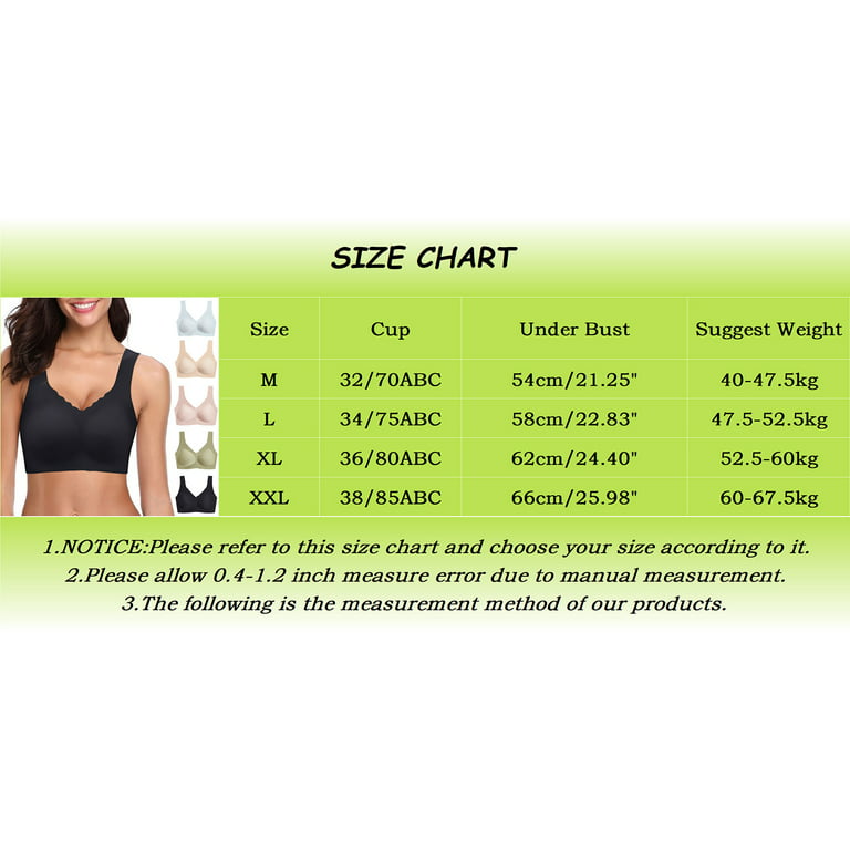 gvdentm Camisoles With Built In Bra Women's Front Closure Racerback  Seamless Underwire Unlined Plunge Full Coverage Bra 