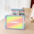 thumbnail image 3 of Case For Ipad Mini 6 2021 Case - Fashion Candy Color Woven Pattern Ipad 8.3 Case For Kids Full Body Protection Shockproof Case With Kickstand & Crossb, 3 of 4