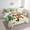 thumbnail image 3 of Manfei Merry Christmas 7-Piece Twin Bedding Sets,Santa Claus Bedding Comforter Set,Xmas Gifts Sheet Sets,Ultra Soft Home Decor Reversible, 3 of 8
