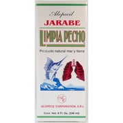 Jarabe Limpia Pecho Syrup 8 Oz.,Pack of 2