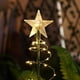 thumbnail image 4 of Lámpara Espiral solar Árbol de Navidad Luz Hierro Arte Enchufe de tierra de césped (Luz de color) Tmvgtek Para estrenar, 4 of 6