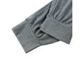 thumbnail image 4 of Sylvamorning Men One-piece Pajama Long Sleeve Round Collar Open Front Nightdres, 4 of 9