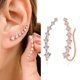 thumbnail image 2 of Moda de la estrella intermitente Stud Pendientes Dulce Estrella Pendientes, 2 of 8