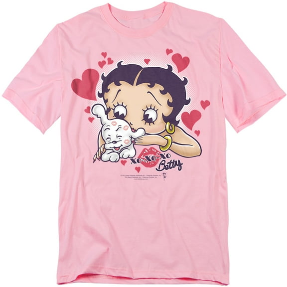 Betty Boop T-Shirt Puppy Love Unisex Graphic Tee For Men & Women