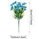 thumbnail image 4 of Campanilla Matutina de Simulación Artificial Azul 4PC, 4 of 5