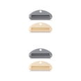 thumbnail image 2 of Exprimidor de dientes Naiovety 2 piezas limpiador facial dispensador rodante Beige+Gris, 2 of 6