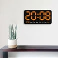 thumbnail image 3 of Reloj Digital de Escritorio Macarena Despertador LED Naranja, 3 of 5