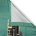 thumbnail image 3 of Ambesonne Cars Kitchen Curtains, Vintage Style Automobile, 55"x45", Teal Ruby Cream, 3 of 3