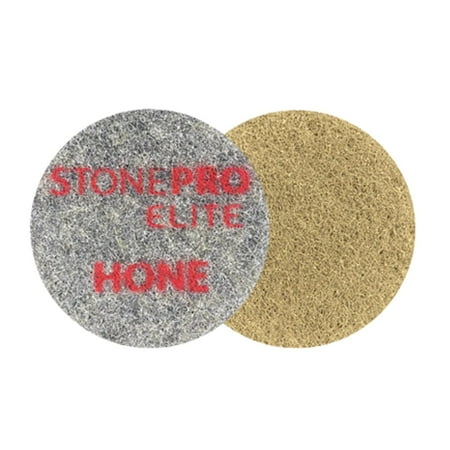 

Stone Pro Elite Diamond Impregnated Pads DIP for polishing and maintaining Marble Travertine Limestone and Concrete Surfaces (7 inch HONE)