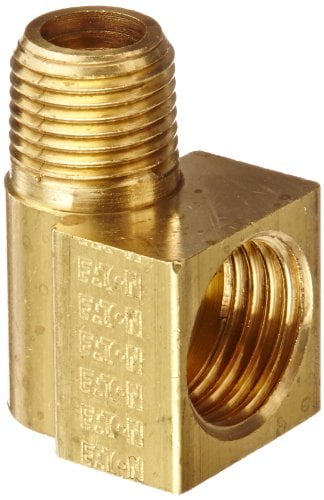 Pack of 5 Adapter 1/2 Tube OD x 1/2 NPT Male Vis Brass Inverted Flare Fitting 