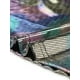 thumbnail image 5 of Disfraz de navidad Vestido acampanado holográfico de cintura alta y cuello redondo sin mangas brillante metálico Clubwear para mujer Multicolor XL, 5 of 5