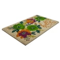 thumbnail image 5 of Entryways Unique Blooms Hello Coir Indoor Outdoor Doormat, 17" x 28", Multi Color, 5 of 7
