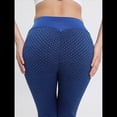thumbnail image 4 of Leggings Levanta Glúteos para Mujer, Control de Abdomen, Entrenamiento, Yoga, Cintura Alta, de Gimnasio. Azul M, 4 of 6