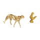 thumbnail image 5 of Escultura De Guepardo Y Gallo Dorado, Centro De Mesa, Figura De Animal, Adorno Decorativo Feng Shui Para Oficina, Hogar, Cumpleaños, Aniversarios, Decoración De Inauguración De La Casa., 5 of 8