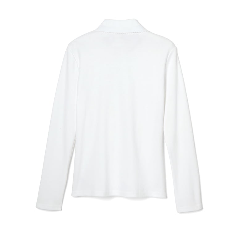 French Toast Girls School Uniform Long Sleeve Picot Collar