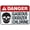Warning Sign 4, variant on Ca50 Of Safety Caution Dogs On Premises Warning Tin Sign 8"x12" - Safety Dogs On Premises Sign