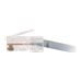 C2G Cat5e Non-Booted Unshielded (UTP) Network Crossover Patch Cable - crossover cable - 7 ft - gray