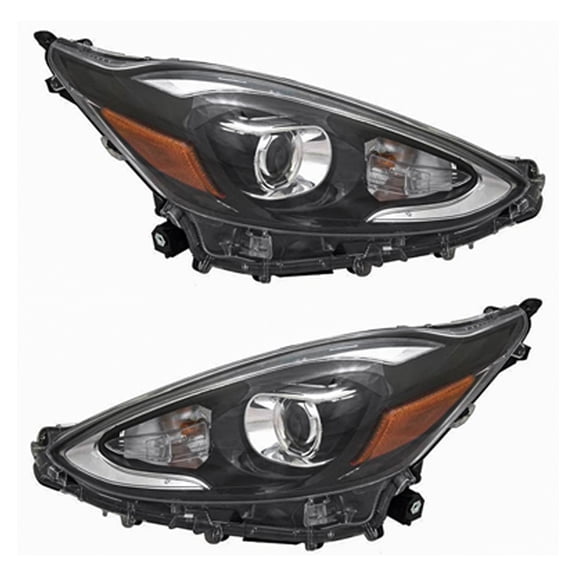 New Headlight Pair Fits Toyota Prius C Three Hatchback 18 8110552M30 8110652M30