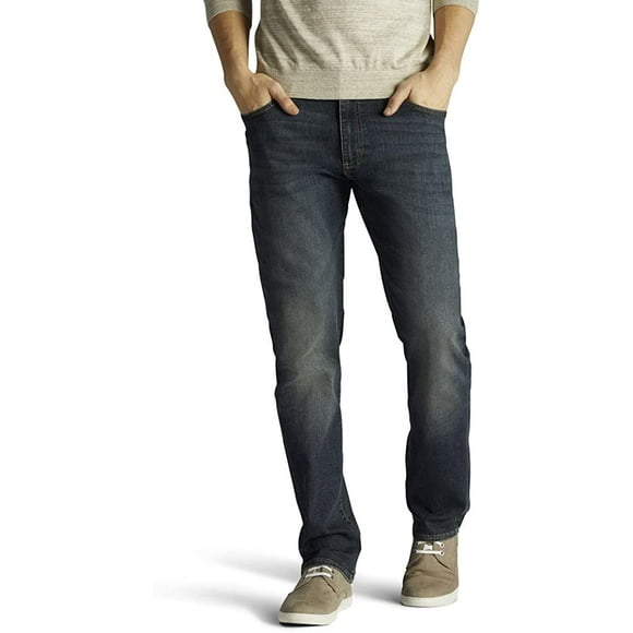 Lee Jeans Homme Grande Taille Performance Series Extreme Motion Coupe Droite Jambe Fuselée, Maverick, 46W x 34L US