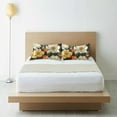 thumbnail image 6 of Yayeee Pillowcase Standard Size Set of 2 Satin Wrinkle Resistant Pillow Case, Bright Floral, 6 of 8