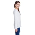 thumbnail image 4 of LAT Ladies' Long-Sleeve Fine Jersey Lace-Up T-Shirt - LA3538, 4 of 4