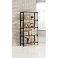 thumbnail image 2 of Analiese 63-inch 4-shelf Bookshelf Rustic Nutmeg, 2 of 8