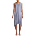 thumbnail image 2 of Layla Women's and Women's Plus Knit Midi Chemise Nightgown, 2 of 6