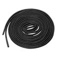 thumbnail image 1 of Cordones Redondos Encerados uxcell para zapatos de vestir Botas Mujer Negro 90cm, 1 of 6