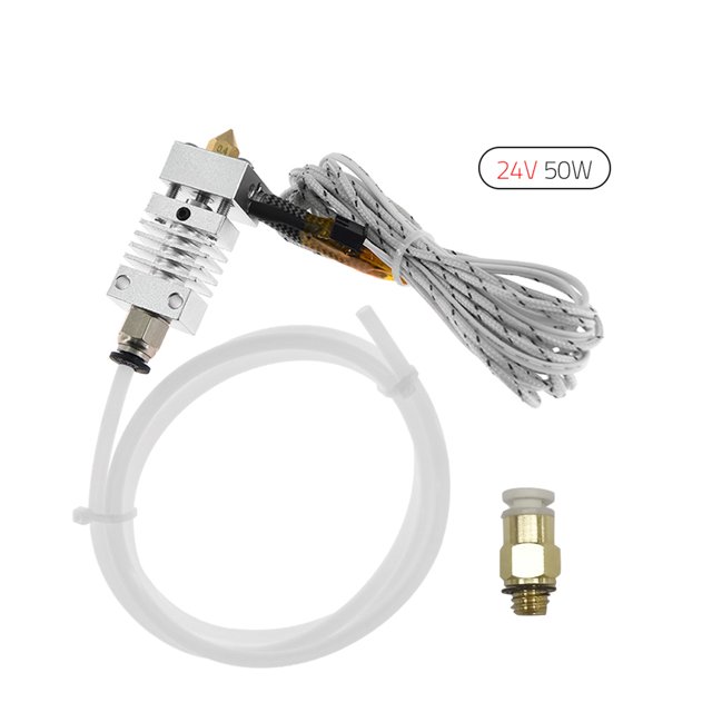 Kit de cable extrusor Hotend de metal Aibecy con boquilla de latón de 0,4 mm