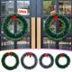 thumbnail image 1 of Xihbxyly Guirnalda Navideña con Lazo, Decoración Navideña Blanca y Verde, Adorno Festivo para Ventanas y Escaleras, Ideal para Fiestas Navideñas, Decoración Del Hogar Familiar, Tamaño de 25-30 Cm, Us, 1 of 2