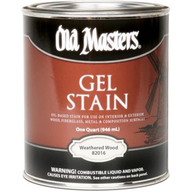 Old Masters 292674 1 qt. Weathered Wood Gel Stain