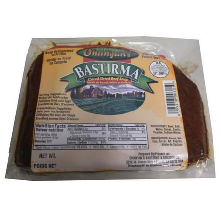 Bastirma-Cured dried beef, WHOLE, approx. 0.90