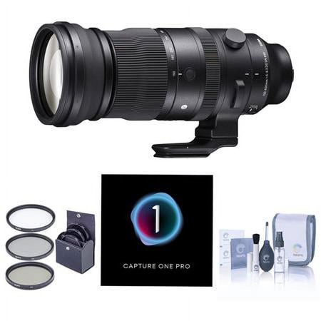 UPC: 0192223194298 | 150-600mm f/5-6.3 DG DN OS Sports Lens for Sony E  Bundle with Capture One 23 Pro Key Card  95mm Filter Kit  Cleaning Kit