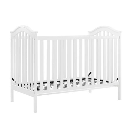 Baby Relax Adelyn 2-in-1 Convertible Crib, White