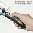 thumbnail image 5 of OAZOUF Stainless Steel Cat Little Scoop: Metal Cat Scooper with Ergonomic Handle & Buckle for Easy Waste Removal and Cleaning (Black), 5 of 12