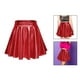 thumbnail image 5 of plisada de moda, accesorios de ropa, plisado ligero y versátil para mujer Rojo Medio Yuyangstore Falda plisada metalizada, 5 of 8